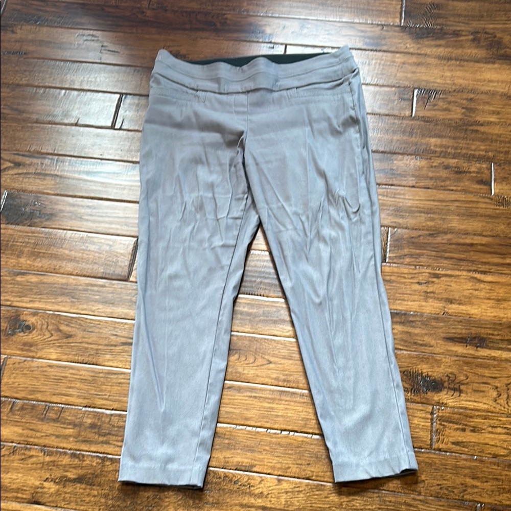 Gray Cropped Pants